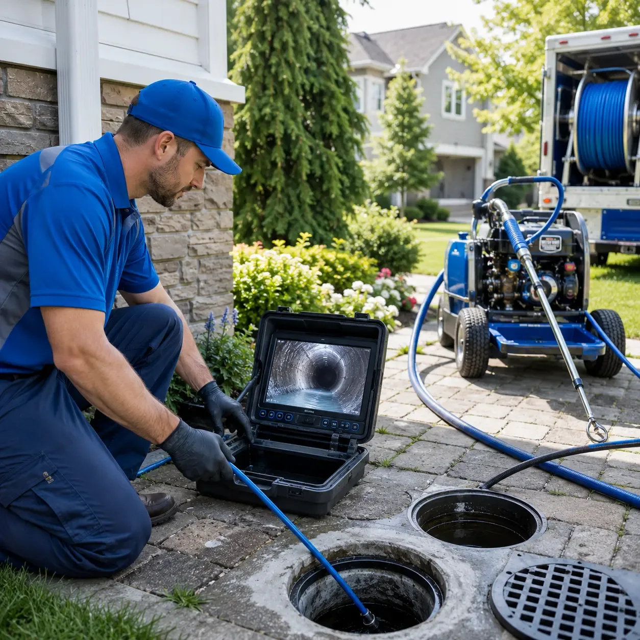Outdoor drain cleaning professionals serving Cambridge, IA